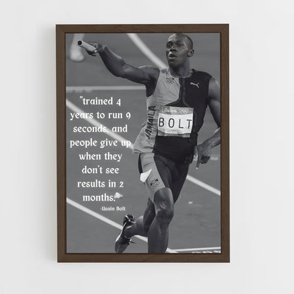 ap-usain bolt-5 cadre Bois foncé