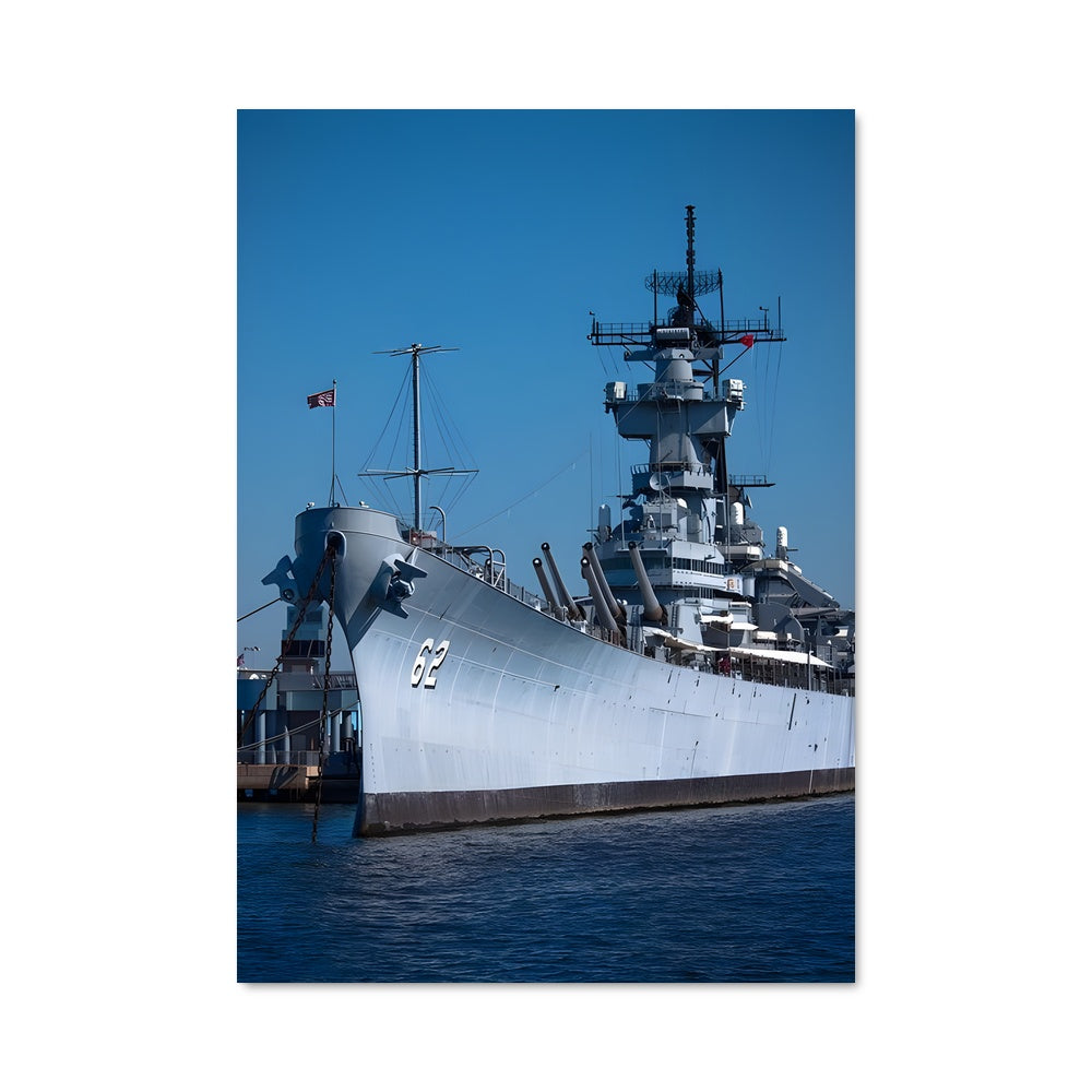 Poster L'USS New Jersey en Action