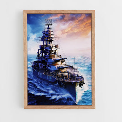 ap-uss arizona-1 cadre Bois clair
