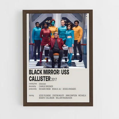 ap-uss callister-3 cadre Bois foncé