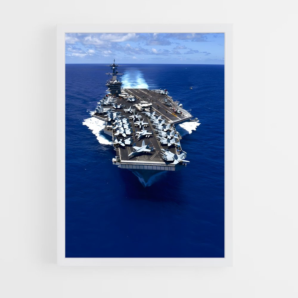 ap-uss carl vinson-4 cadre Blanc