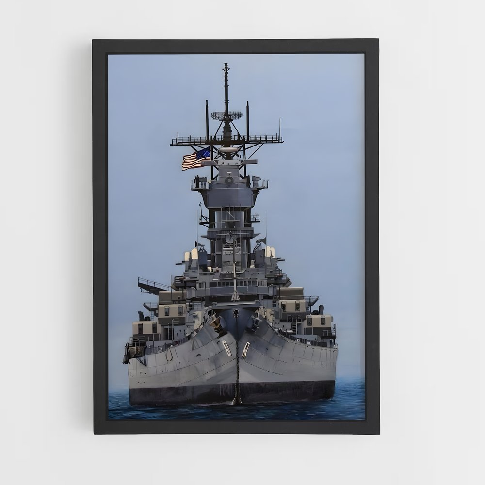 ap-uss iowa-1 cadre Noir