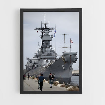 ap-uss iowa-5 cadre Noir