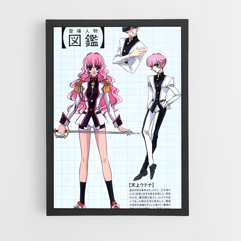 ap-utena tenjou-3 cadre Noir