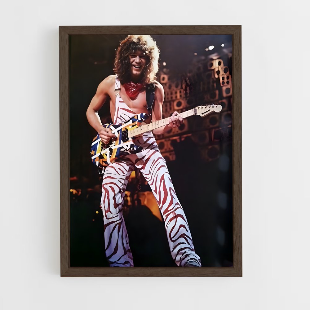 ap-van halen-3 cadre Bois foncé