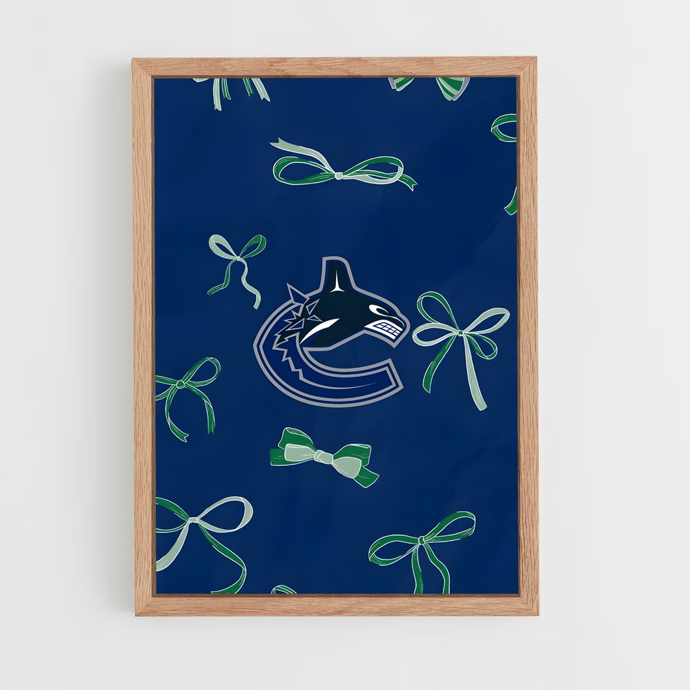 ap-vancouver canucks-10 cadre Bois clair