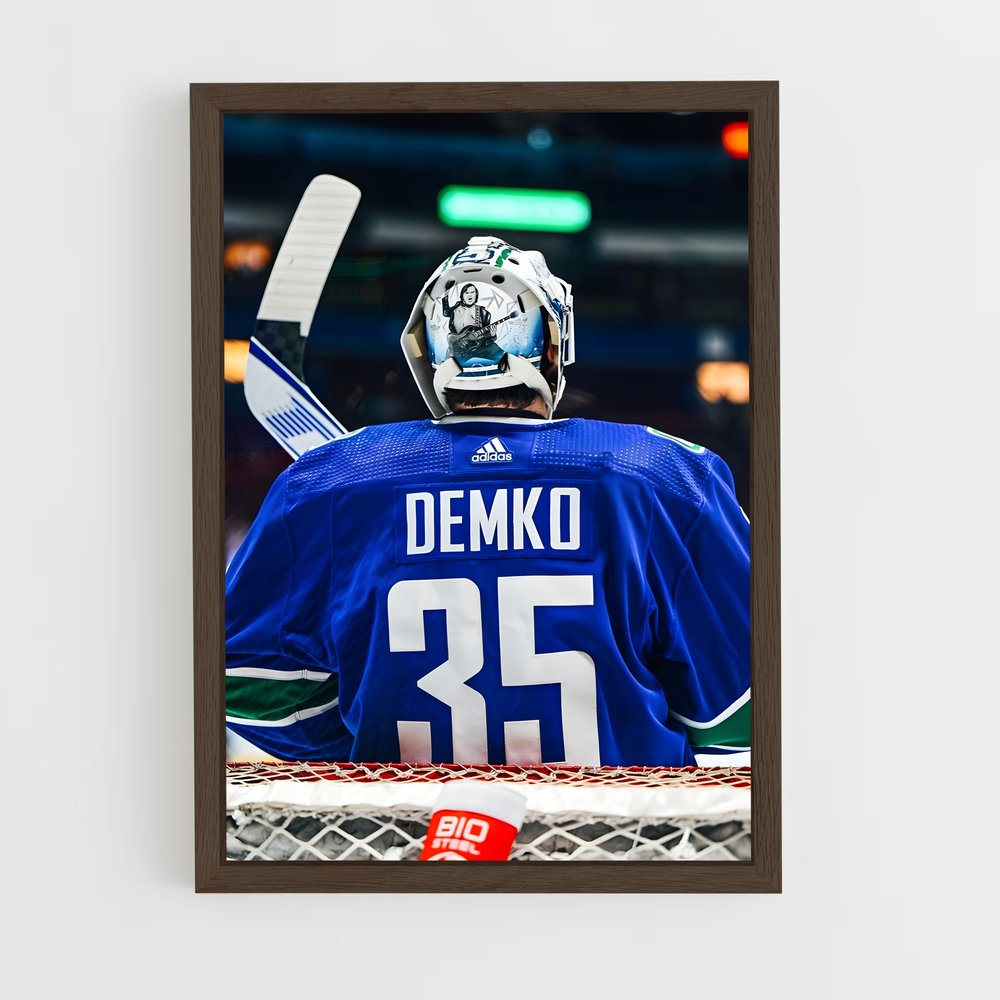 ap-vancouver canucks-6 cadre Bois foncé
