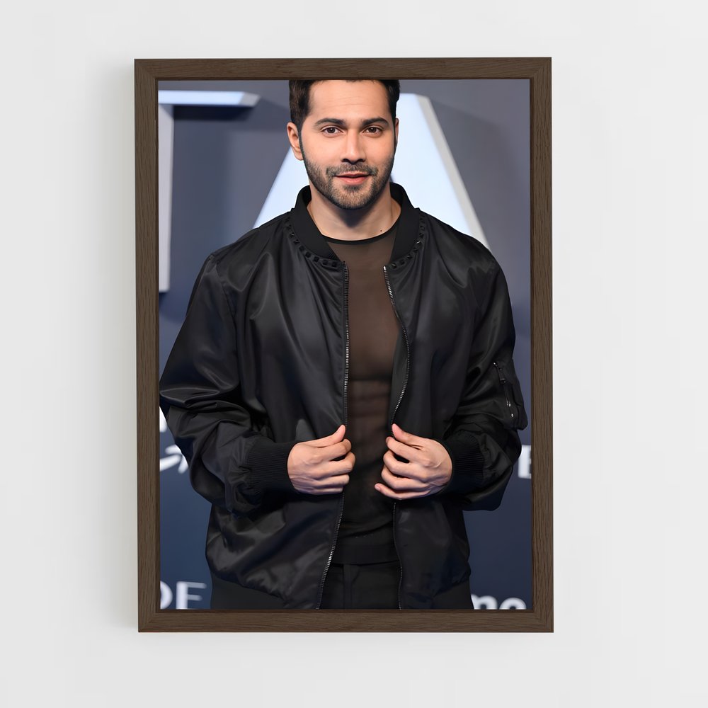 ap-varun dhawan-9 cadre Bois foncé
