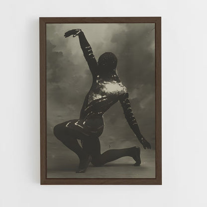 ap-vaslav nijinsky-12 cadre Bois foncé