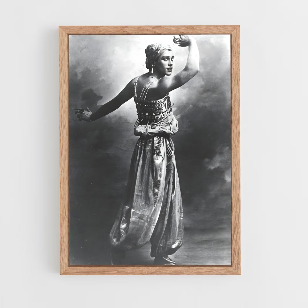 ap-vaslav nijinsky-6 cadre Bois clair