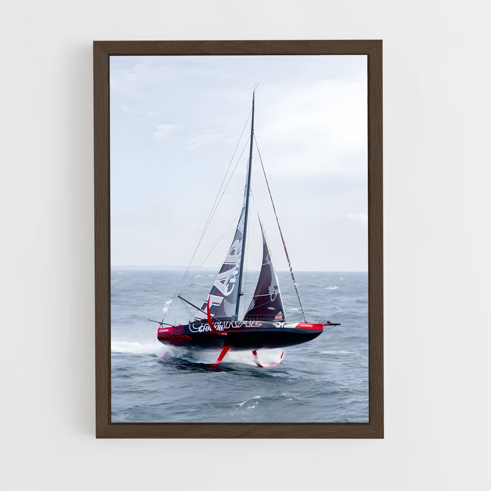 ap-vendee globe sailing-5 cadre Bois foncé