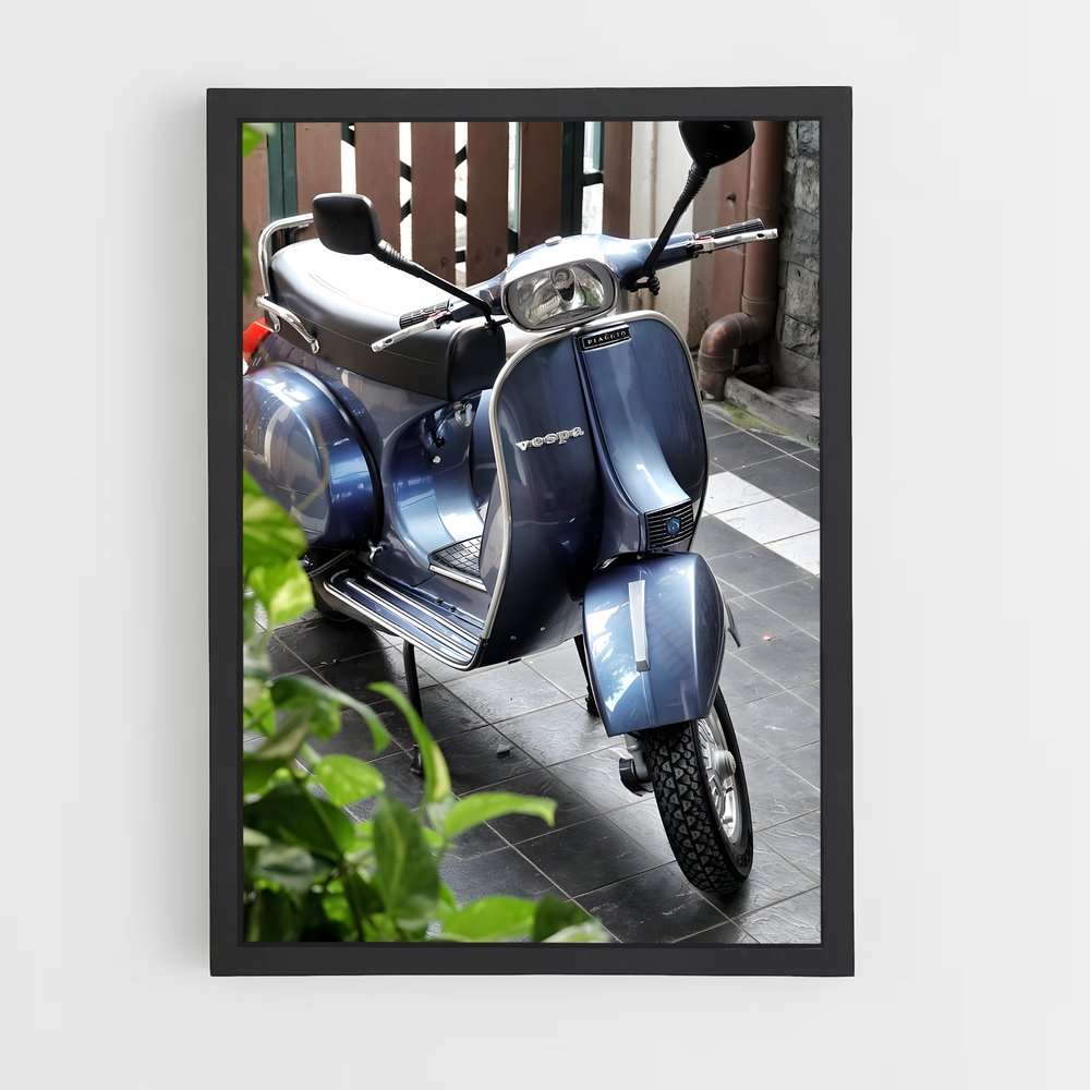 ap-vespa px 150-1 cadre Noir