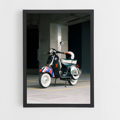 ap-vespa px 150-2 cadre Noir