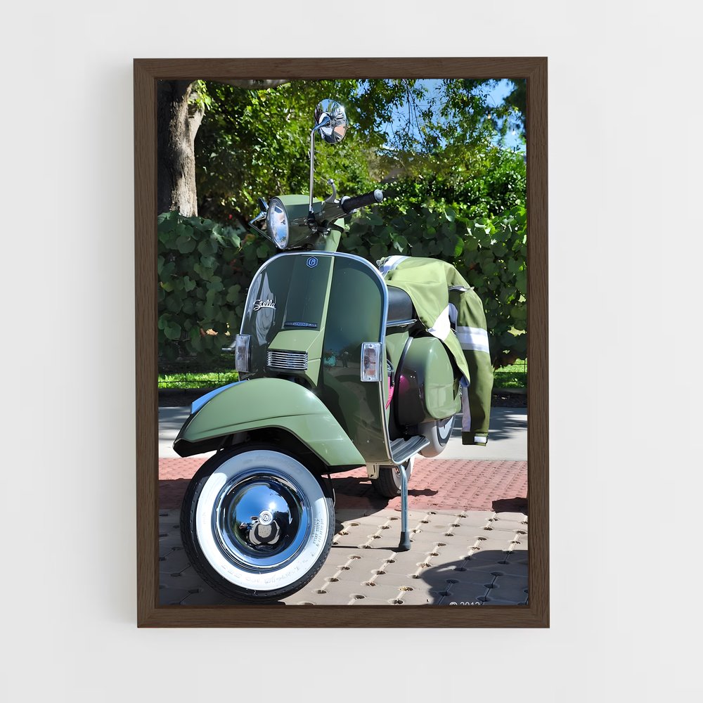 ap-vespa px 150-3 cadre Bois foncé