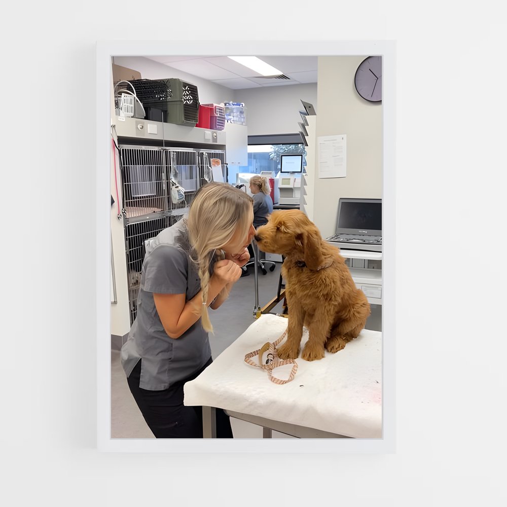 ap-veterinarian-2 cadre Blanc