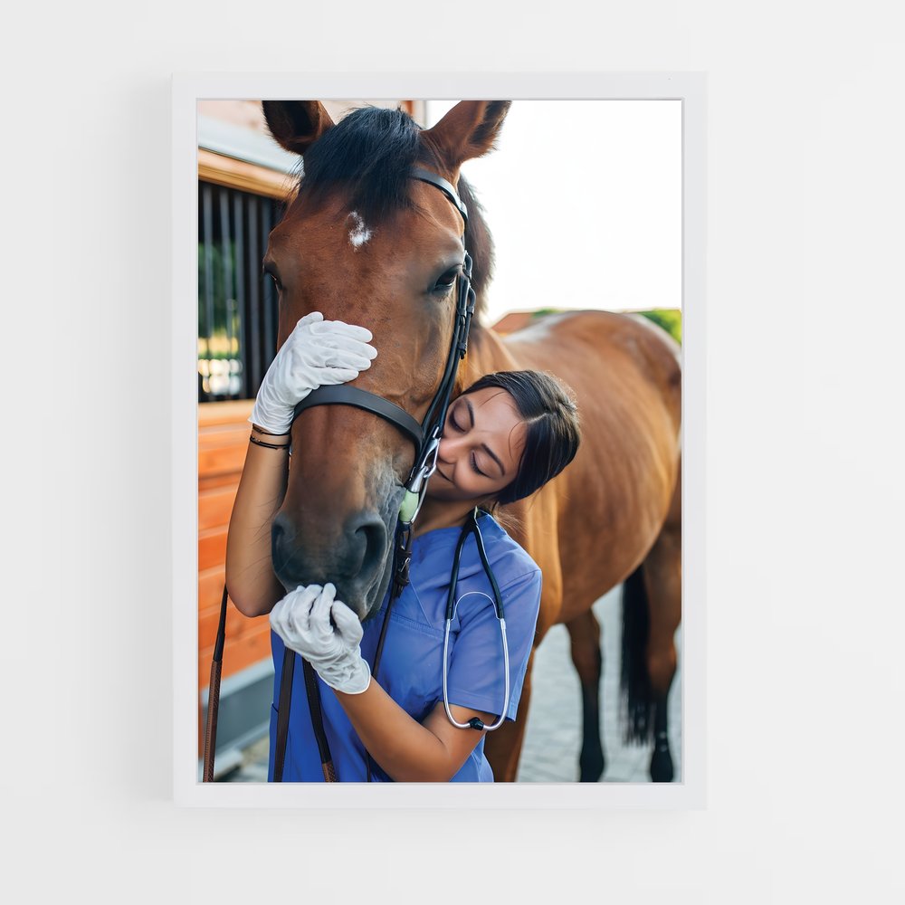 ap-veterinarian-6 cadre Blanc
