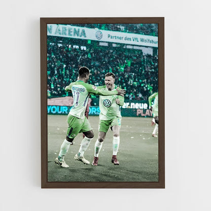 ap-vfl wolfsburg-5 cadre Bois foncé