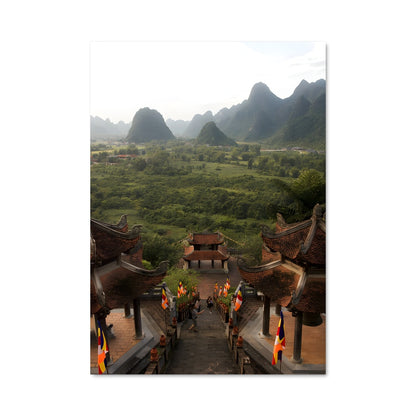 Poster Montagnes du Vietnam
