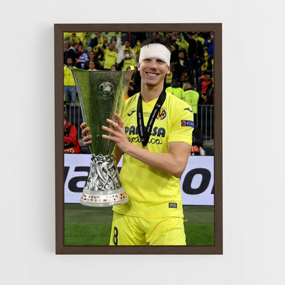 ap-villarreal cf-7 cadre Bois foncé
