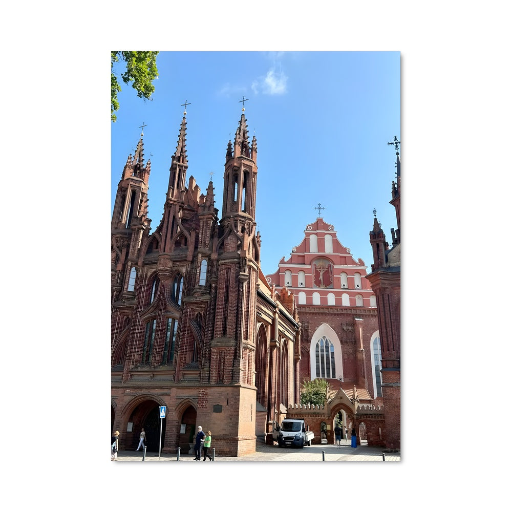 Poster Église Rouge de Vilnius