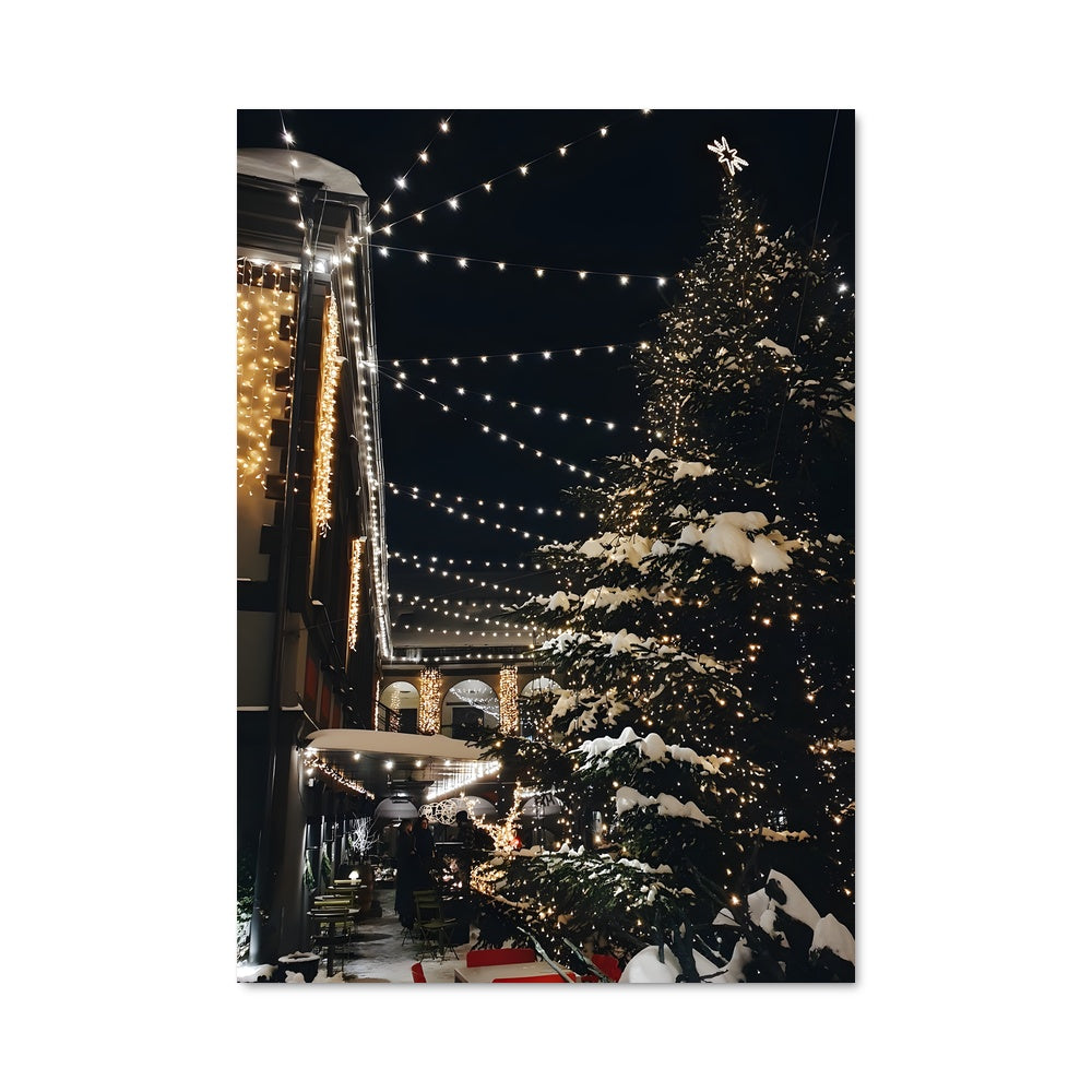 Poster Noël Enneigé