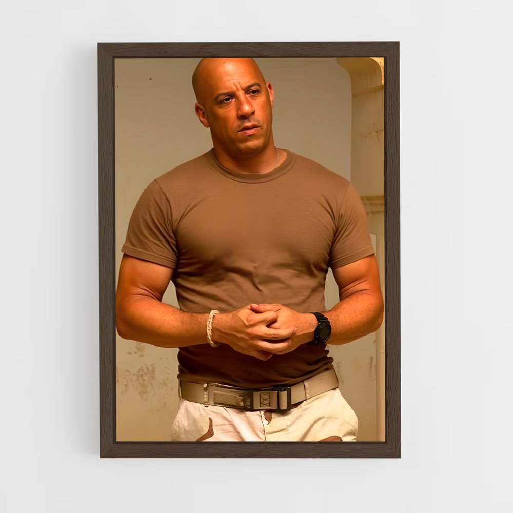 ap-vin diesel-13 cadre Bois foncé