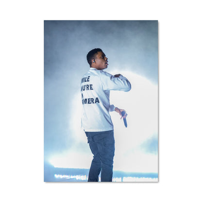 Poster Vince en Blanc