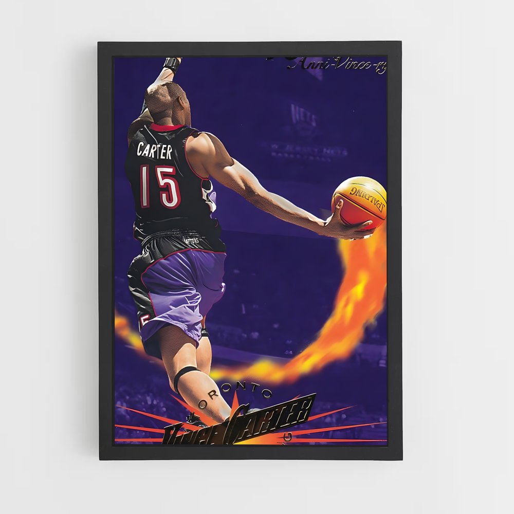ap-vince carter-10 cadre Noir