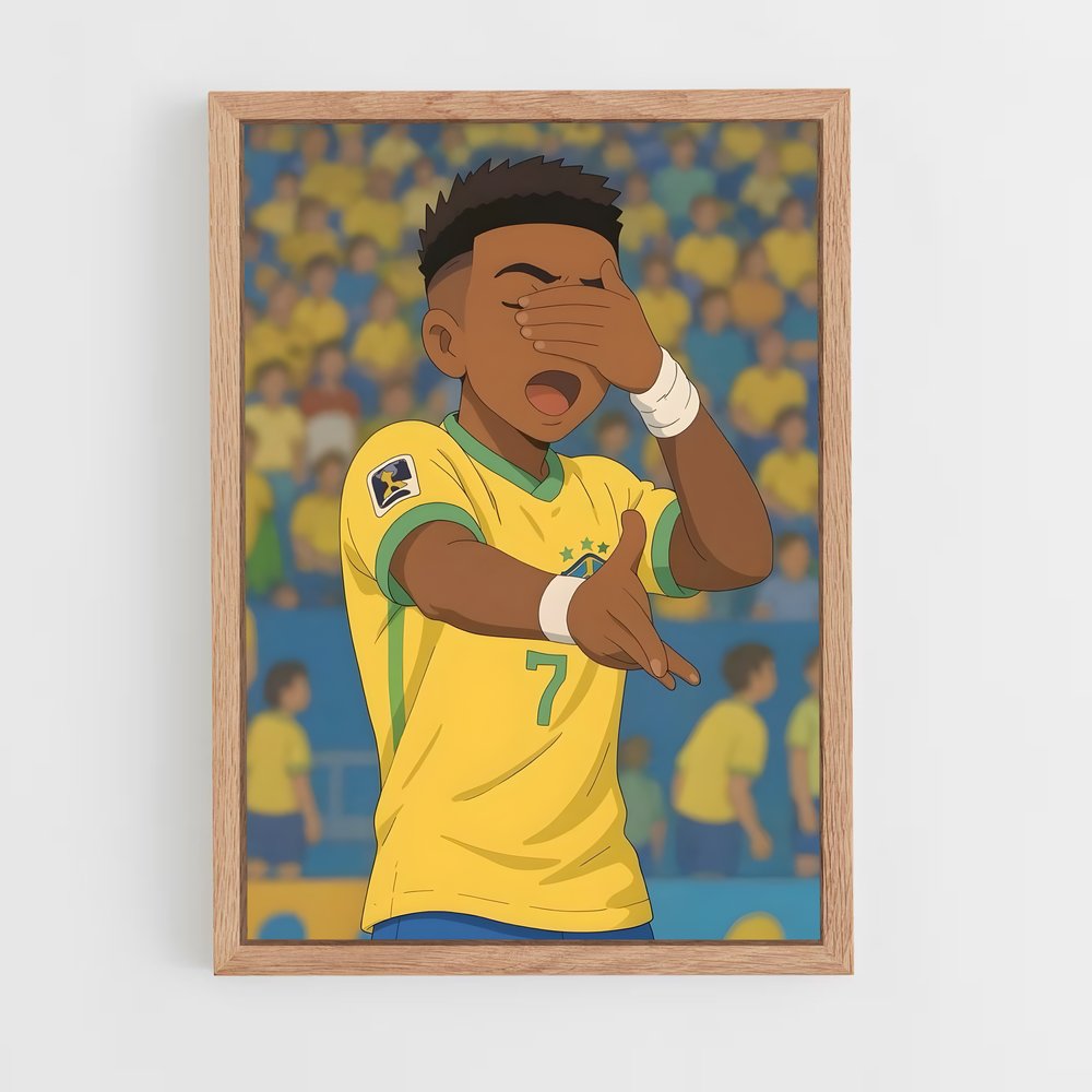 ap-vinicius jr-17 cadre Bois clair