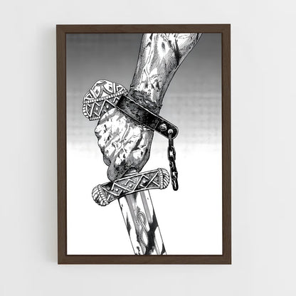 ap-vinland saga-3 cadre Bois foncé