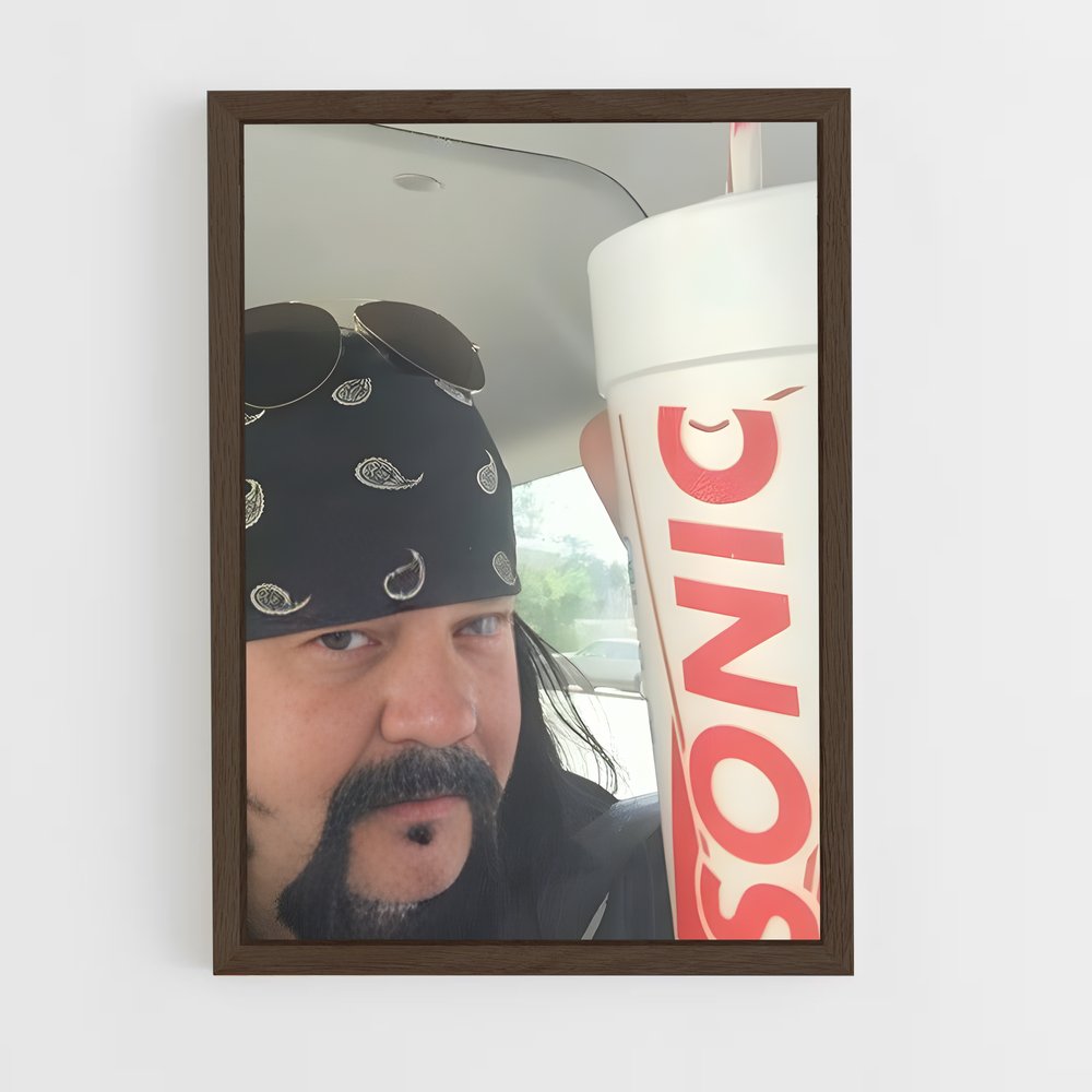 ap-vinnie paul-4 cadre Bois foncé