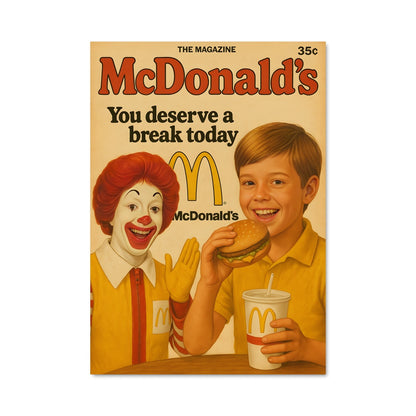 Poster Hamburger Time