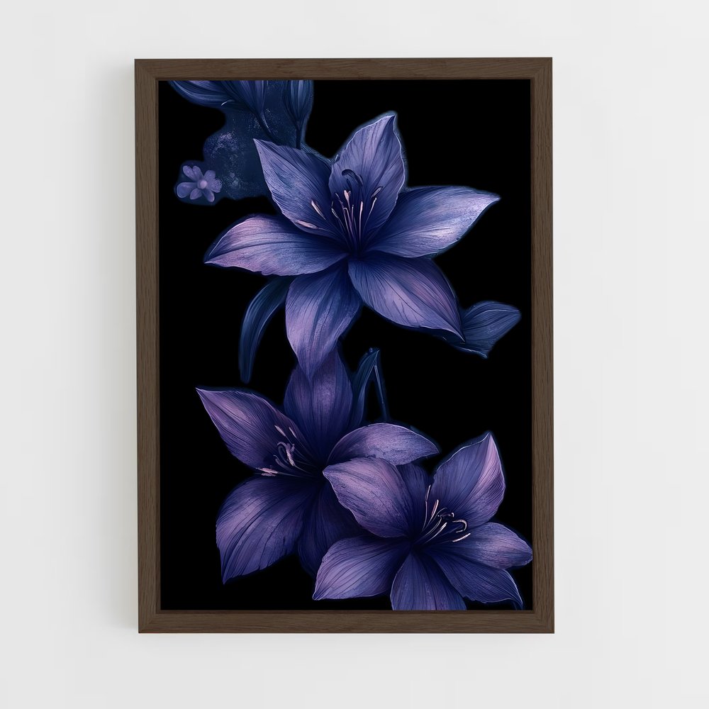 ap-violet-9 cadre Bois foncé