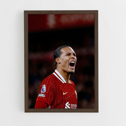 ap-virgil van dijk-1 cadre Bois foncé