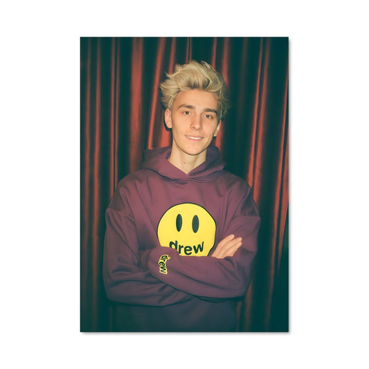 Poster Sourire Violet