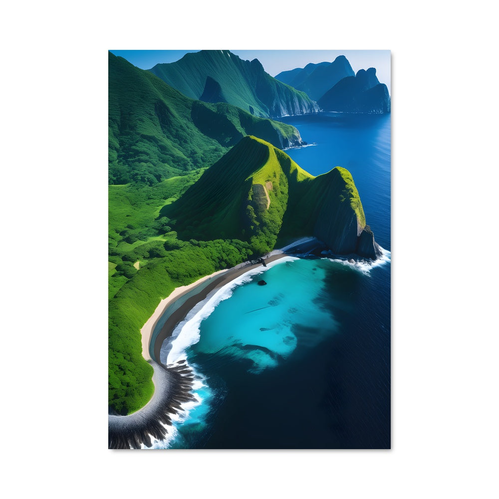 Poster Îles Enflammées