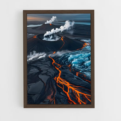 ap-volcano-11 cadre Bois foncé