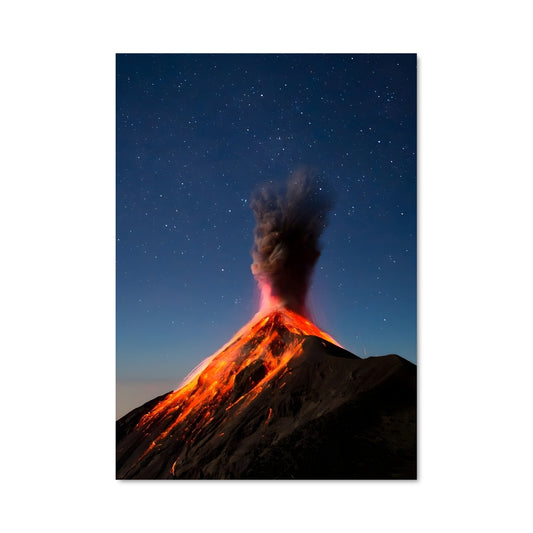 Poster Éruption Radieuse