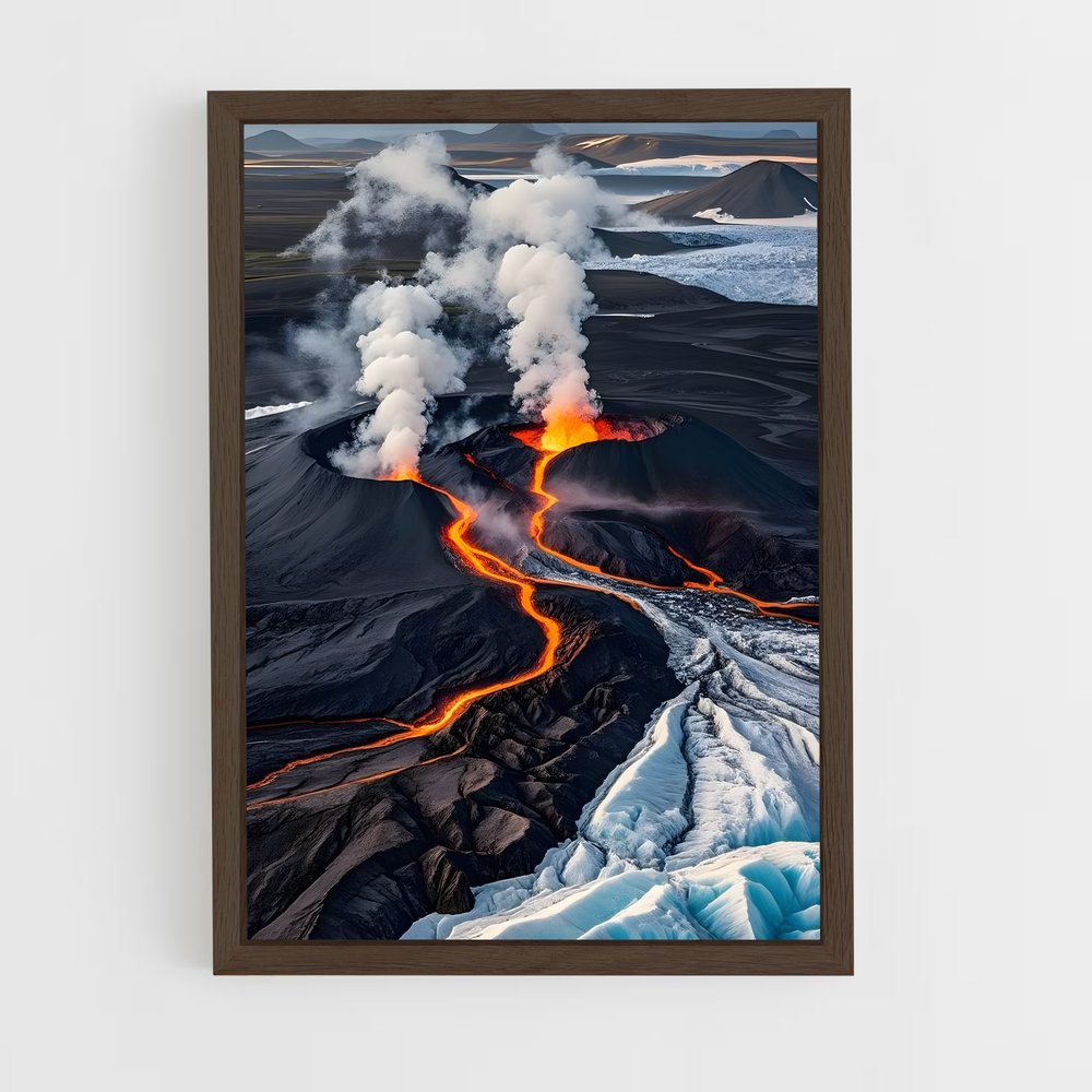 ap-volcano-8 cadre Bois foncé