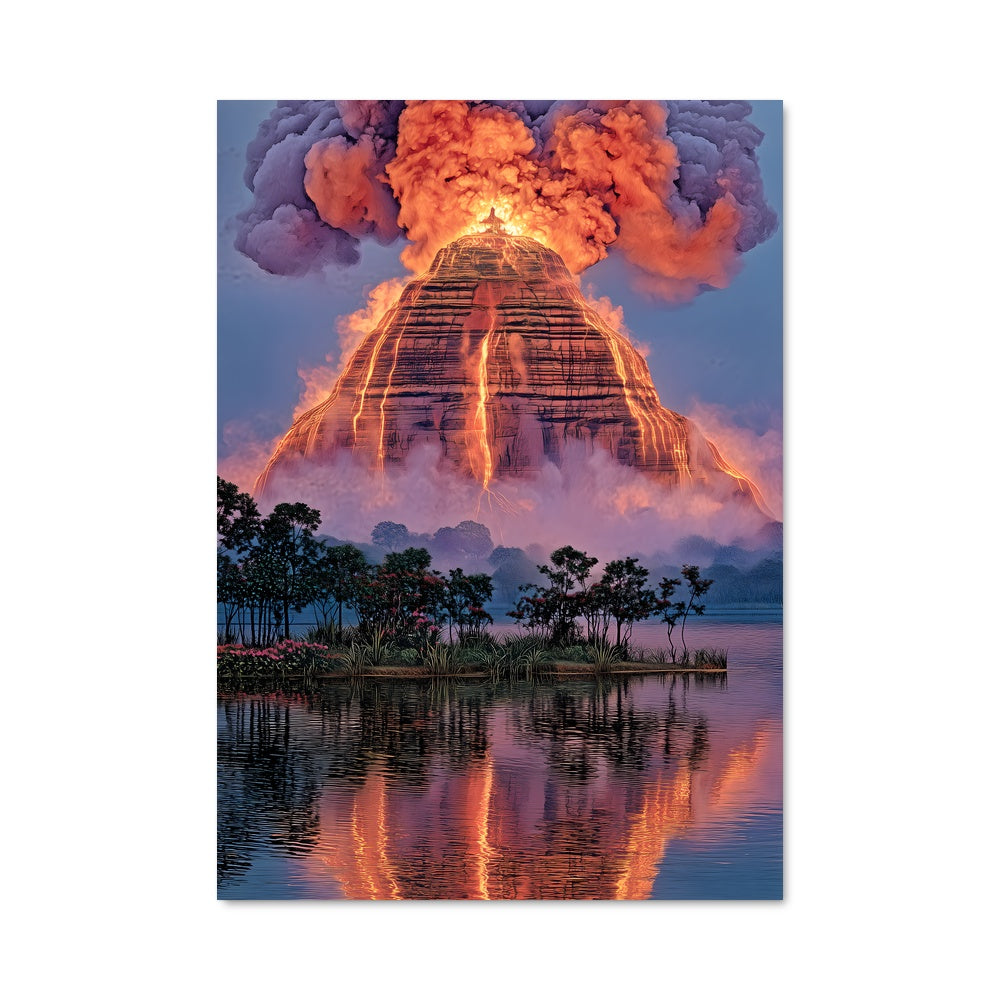 Poster Éruption Majestueuse