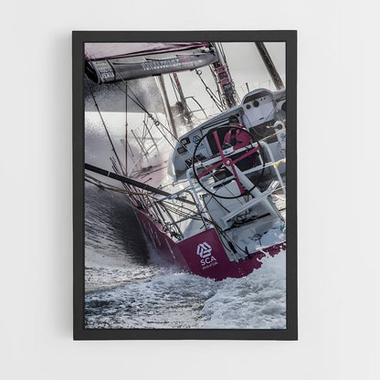ap-volvo ocean race sailing-4 cadre Noir