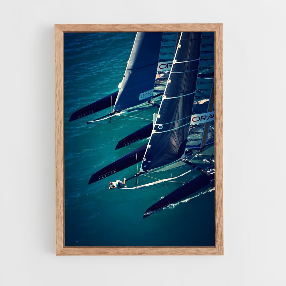 ap-volvo ocean race sailing-5 cadre Bois clair