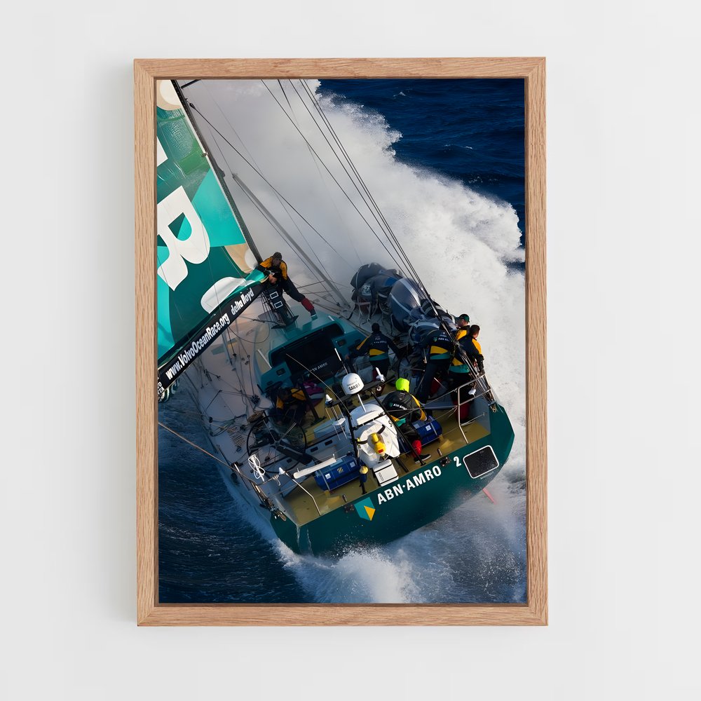 ap-volvo ocean race sailing-8 cadre Bois clair