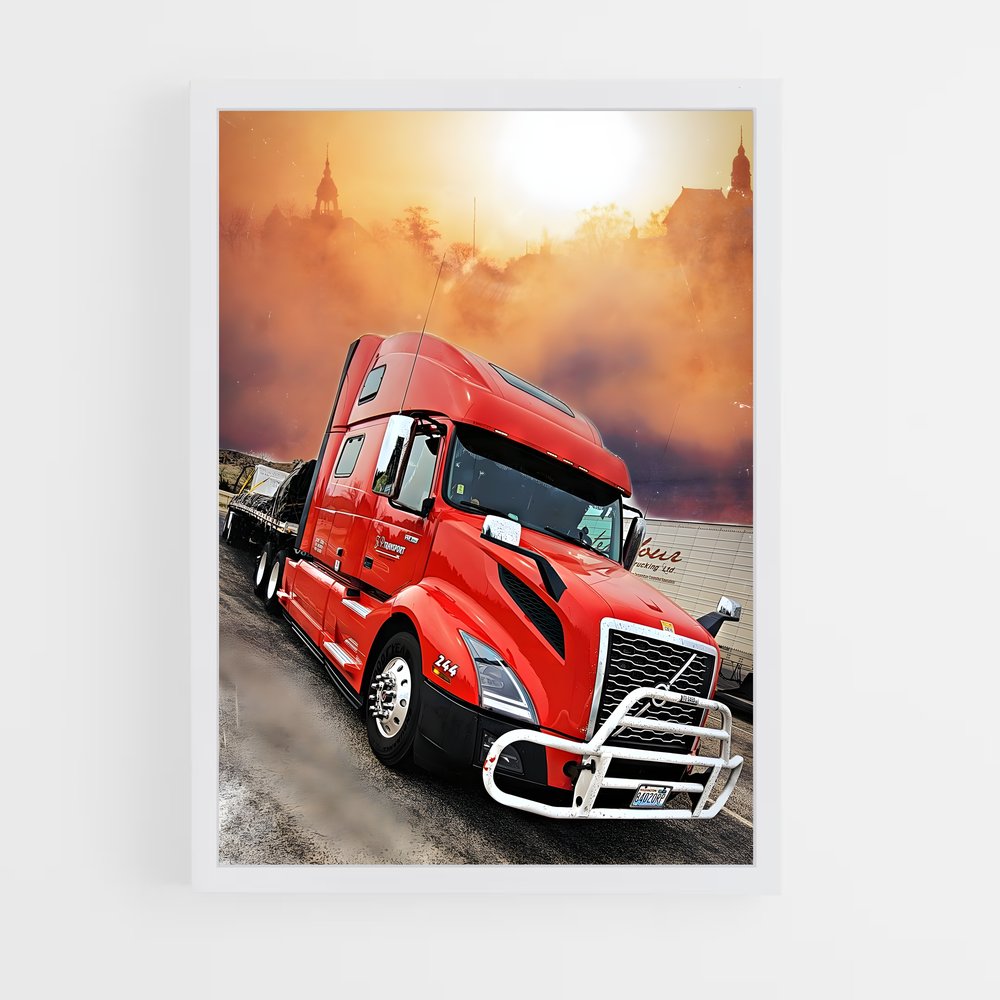 ap-volvo vnl-3 cadre Blanc