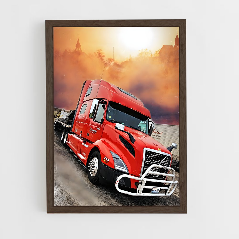 ap-volvo vnl-3 cadre Bois foncé