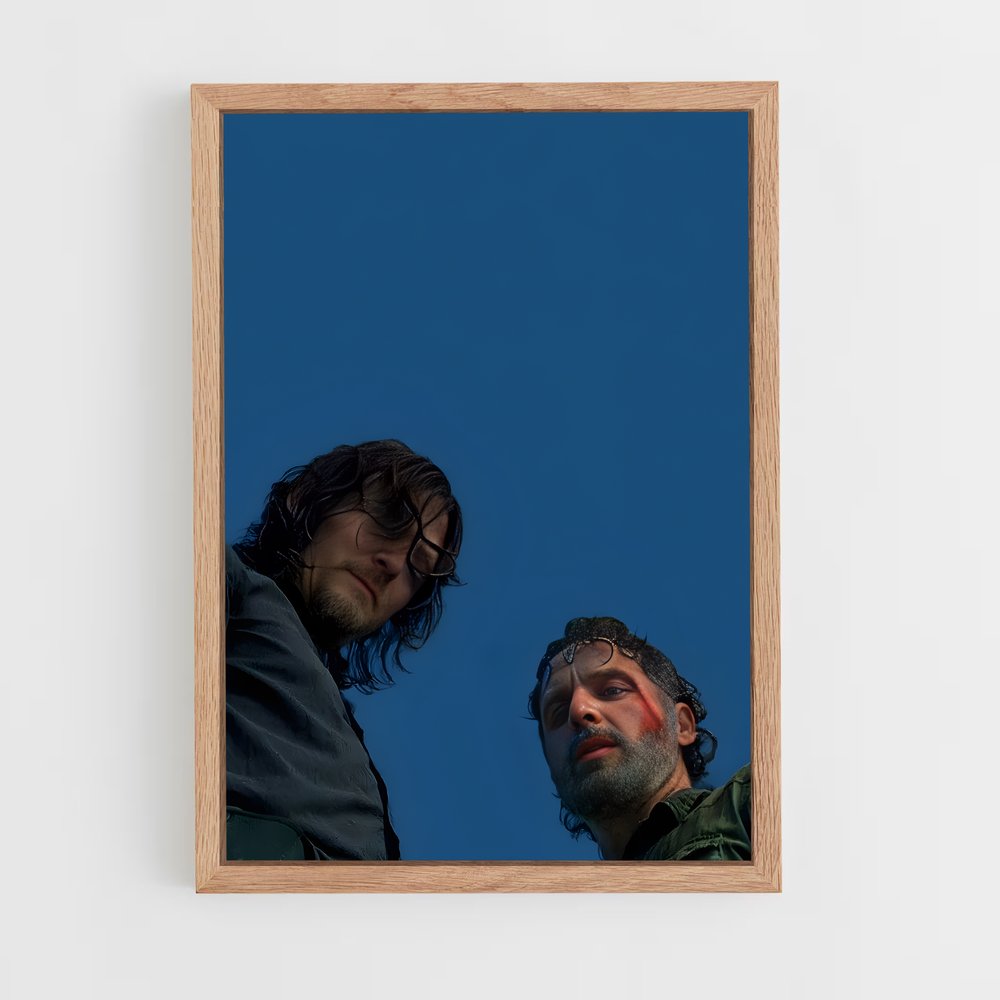 ap-walking dead-7 cadre Bois clair