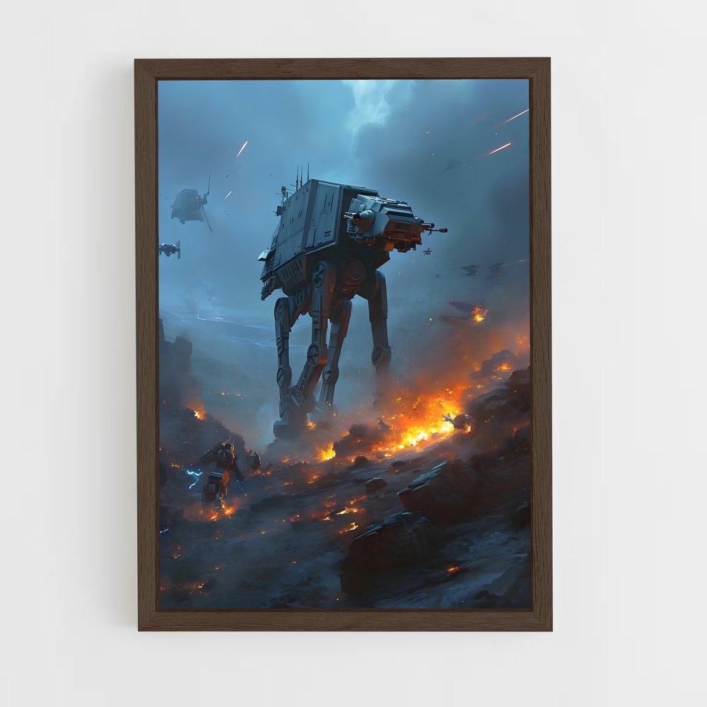 ap-wars-3 cadre Bois foncé