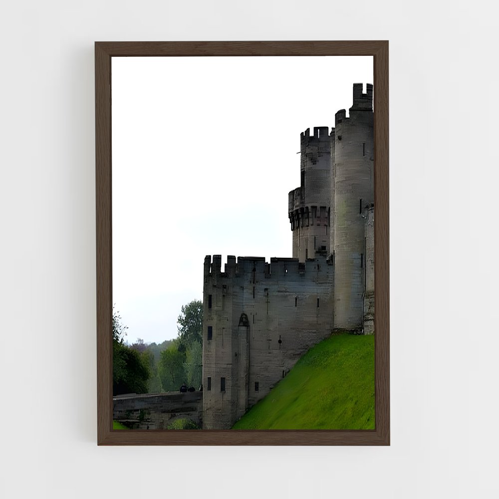 ap-warwick castle-1 cadre Bois foncé