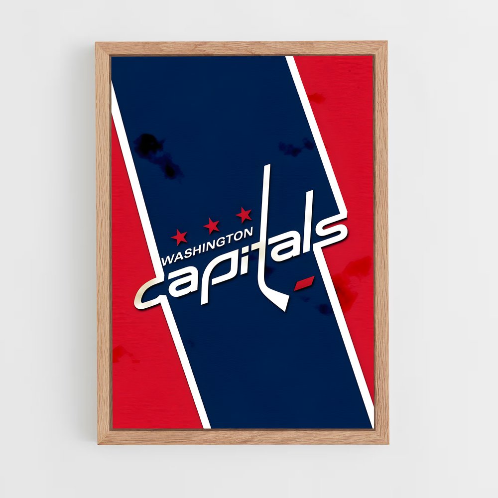ap-washington capitals-3 cadre Bois clair