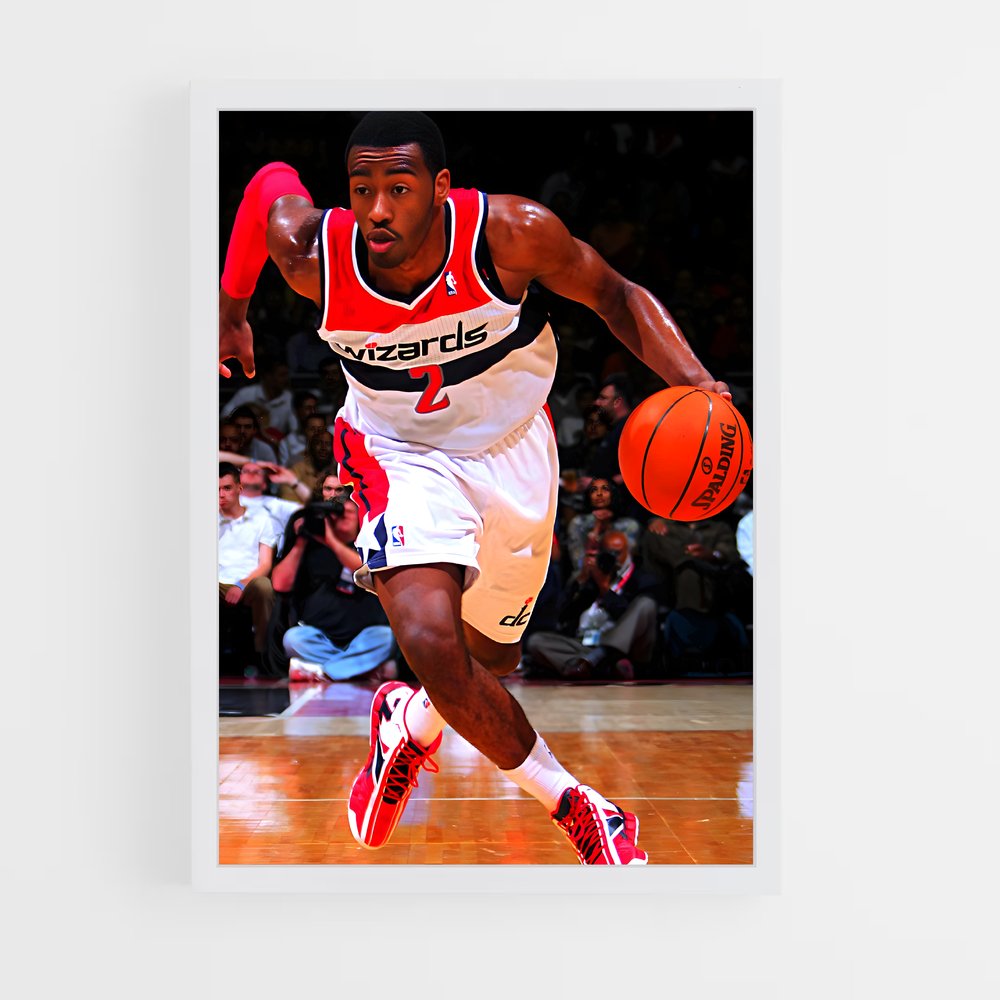 ap-washington wizards-9 cadre Blanc